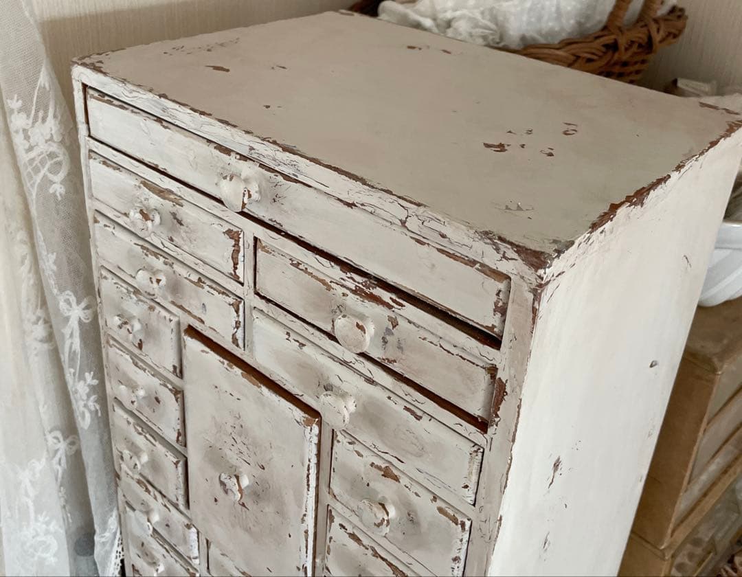 木製キャビネット　ドロワー　フランス