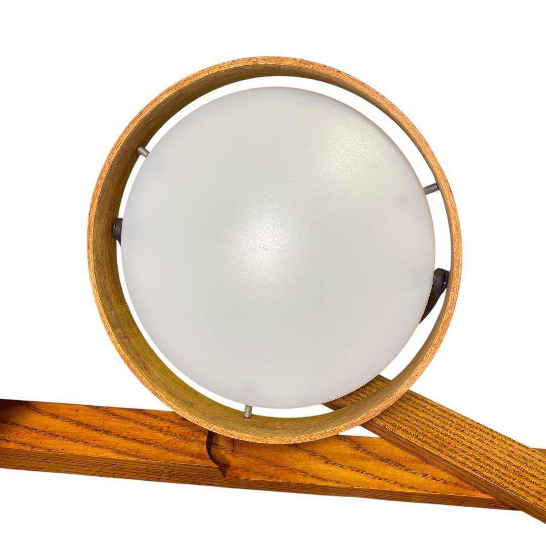 美品✨送料無料✨スワン　木製フレーム　4灯シーリングライト　おしゃれ