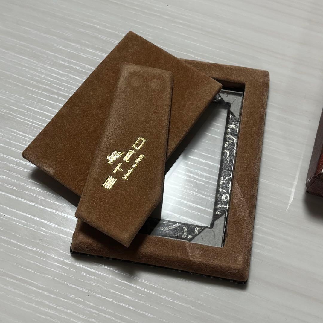 ETRO/エトロ　ペイズリー柄 写真額縁 専用ケース付き