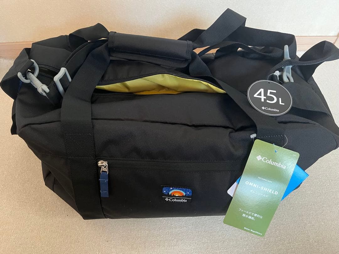新品未使用　Columbia(コロンビア)ボストンバッグ　45 L ブラック