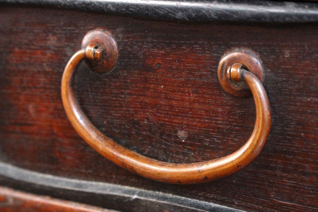 M*u様 No4524 時代　欅材　黒柿　関西火鉢　横73×縦49cm 引出し付