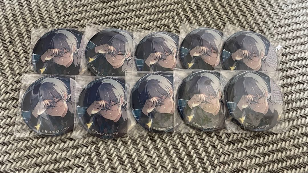 プロセカ 青柳冬弥 42A 缶バッジセット