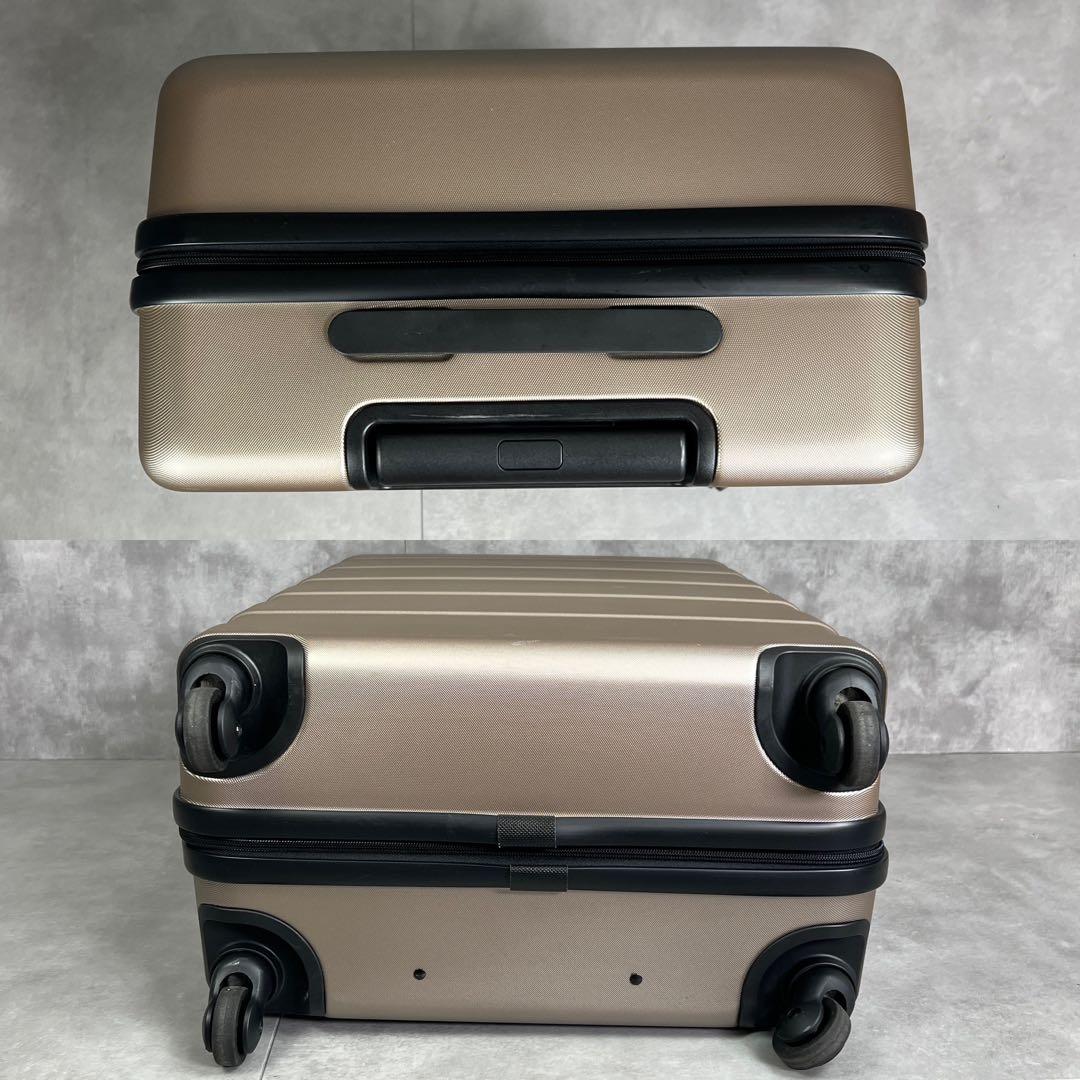 状態良好　無印良品　75L　バーを自由に調節できる　ハードキャリーケース