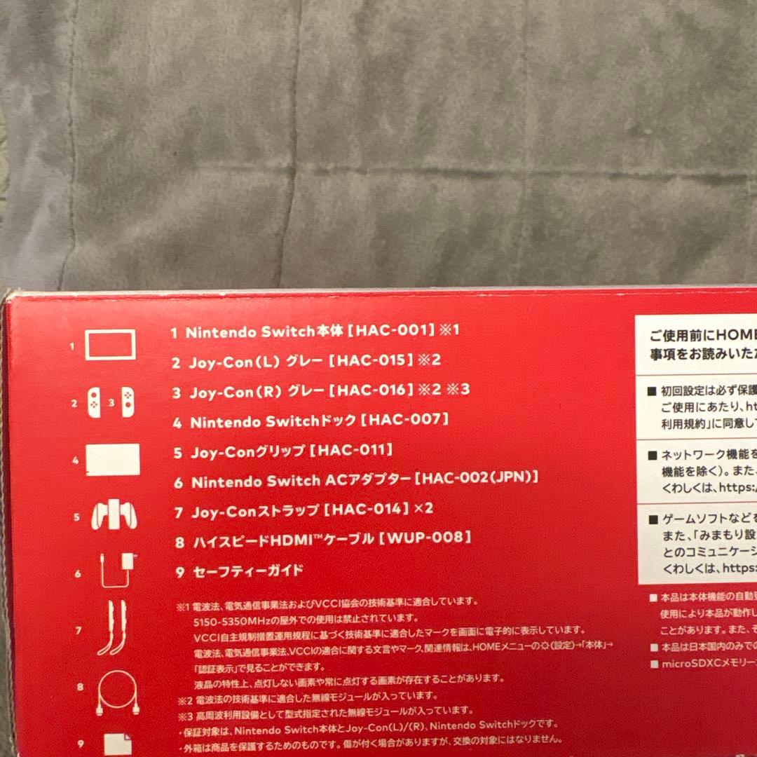 Nintendo Switch 本体 グレー セット