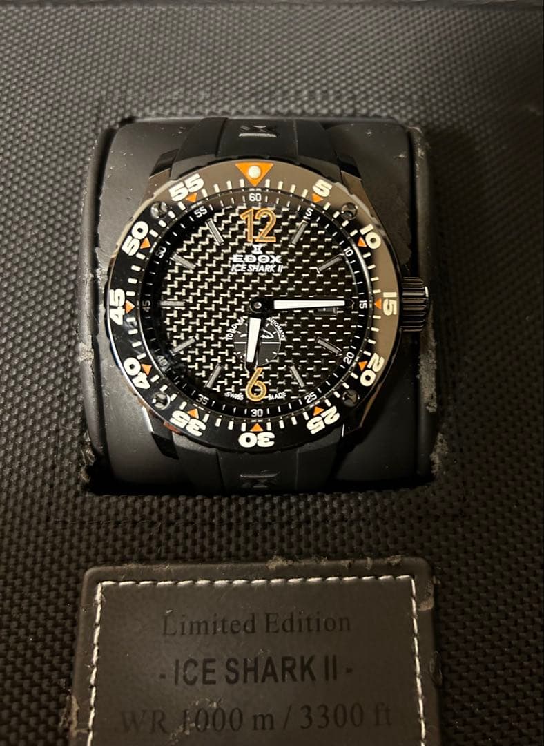 EDOXクラス1アイスシャークⅡ 世界限定100本　96001-37NV-NIV