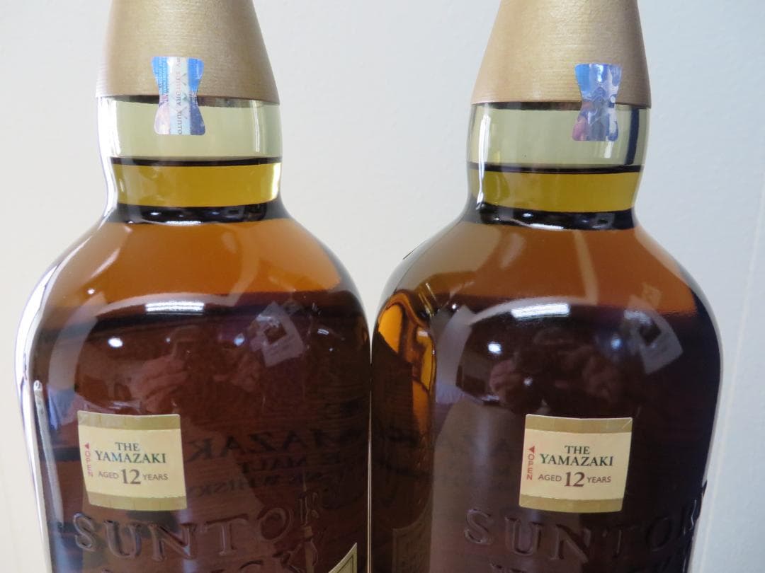 サントリー ウイスキー山崎12年　700ml×2本セット　未開栓