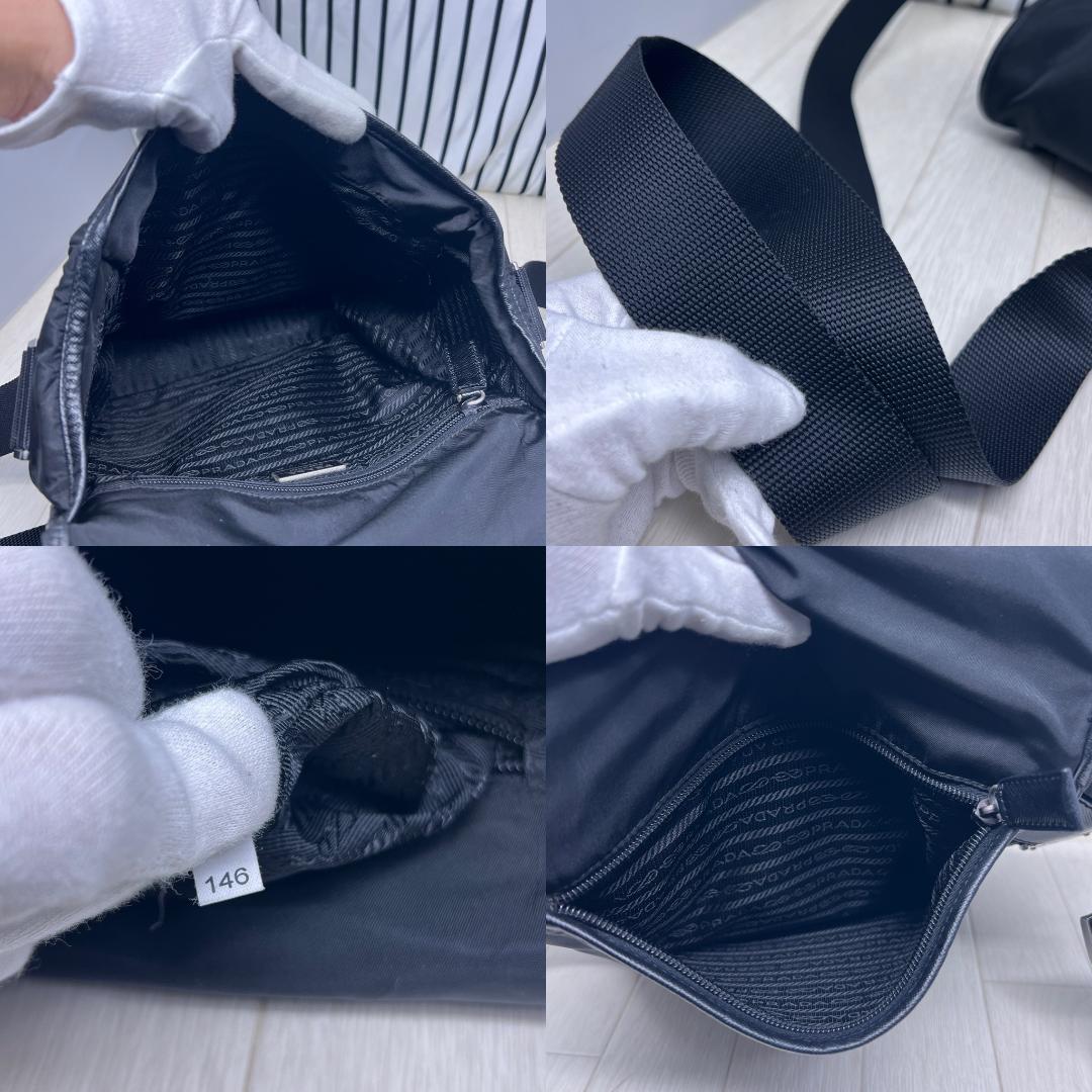 【美品】PRADA×プラダ 斜めがけショルダーバッグ