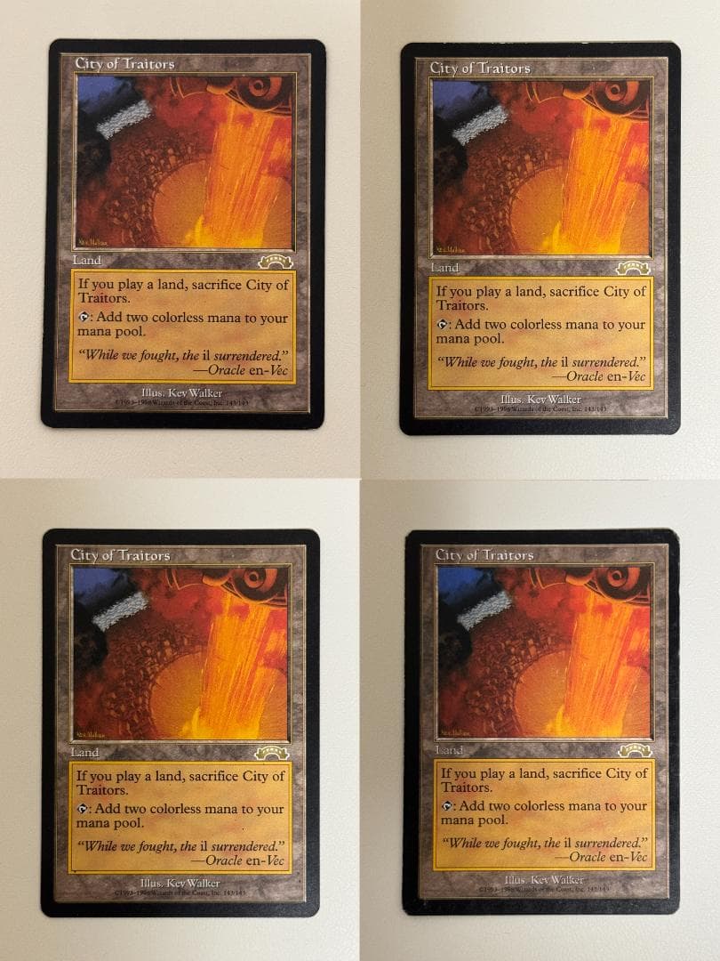 MTG 裏切り者の都 英語 4枚セット