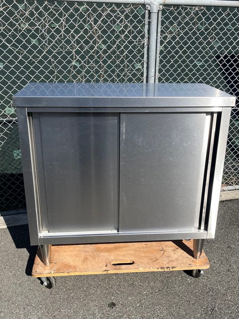ステンレスキャビネット 作業台 ワークテーブル 業務用　920×450×850