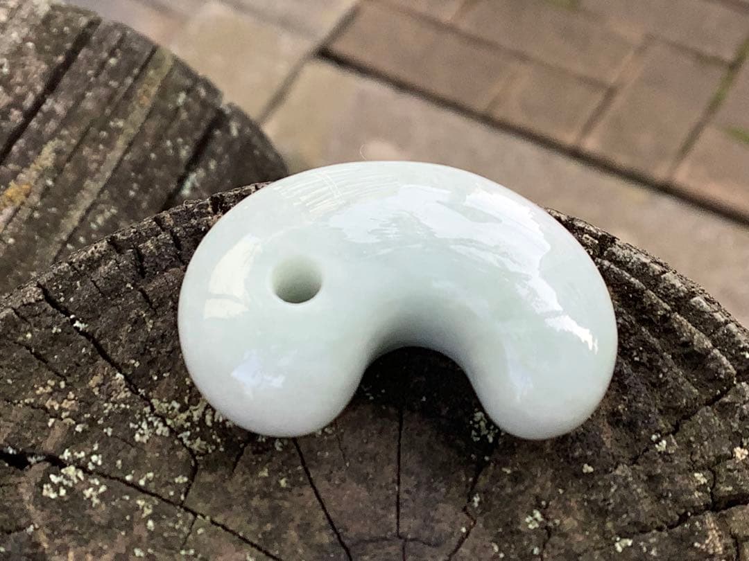 ✳極上物　本物ジェダイト　糸魚川翡翠勾玉　最安値卸し‼️ 守護石に　鑑定機関鑑…