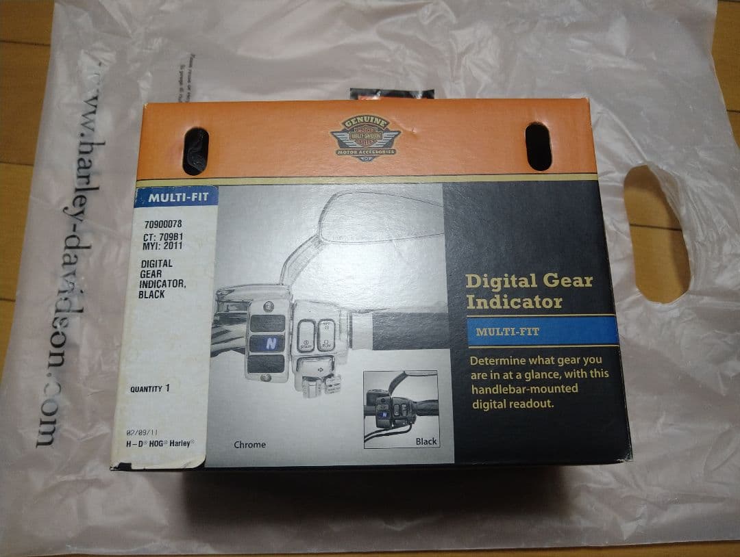 ハーレーダビッドソン　シフトインジケーター