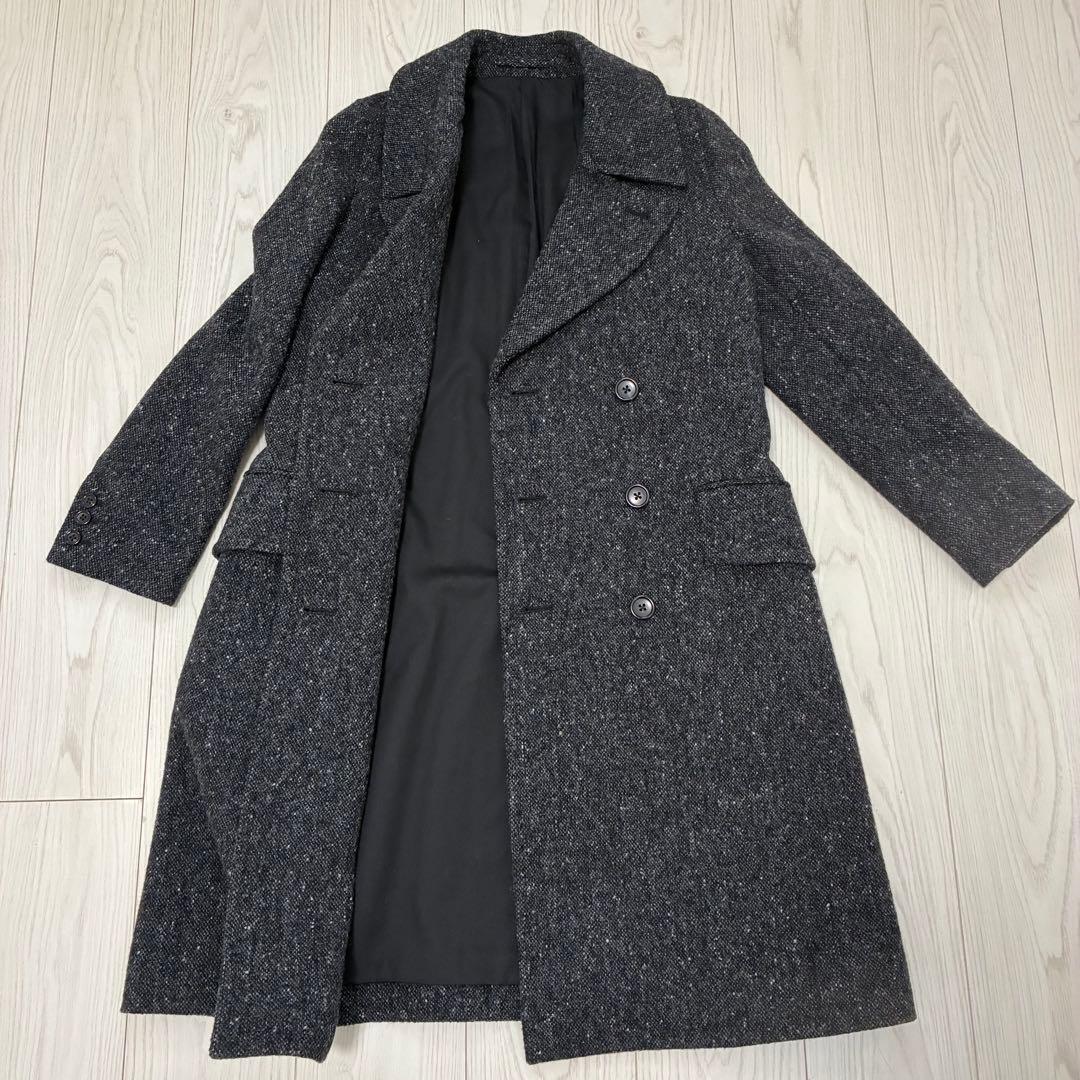 美品✨マーガレットハウエル ダブルチェスターコート ヘリンボーン