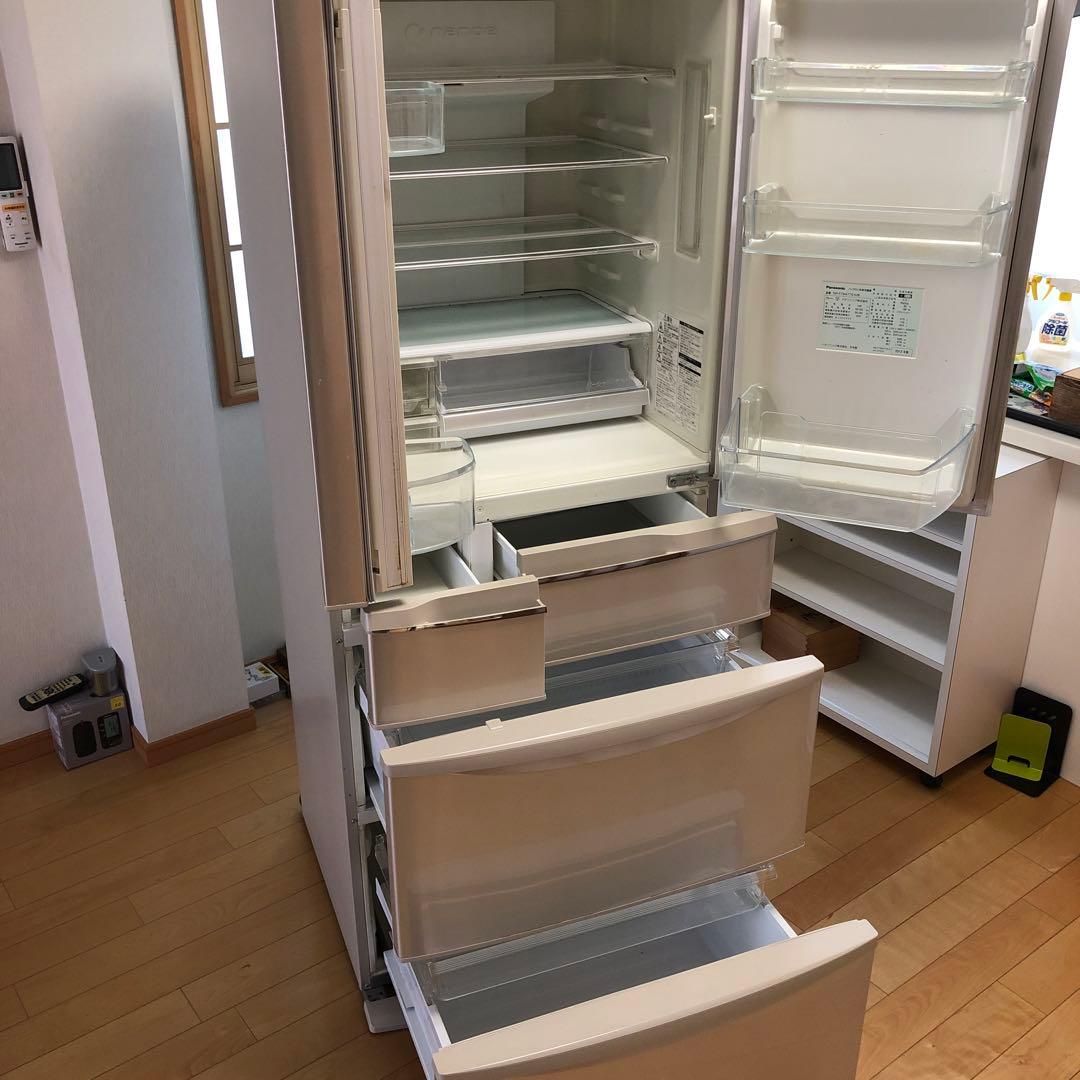 Panasonic ノンフロン冷凍冷蔵庫 NR-FTM477S-N 2012年製