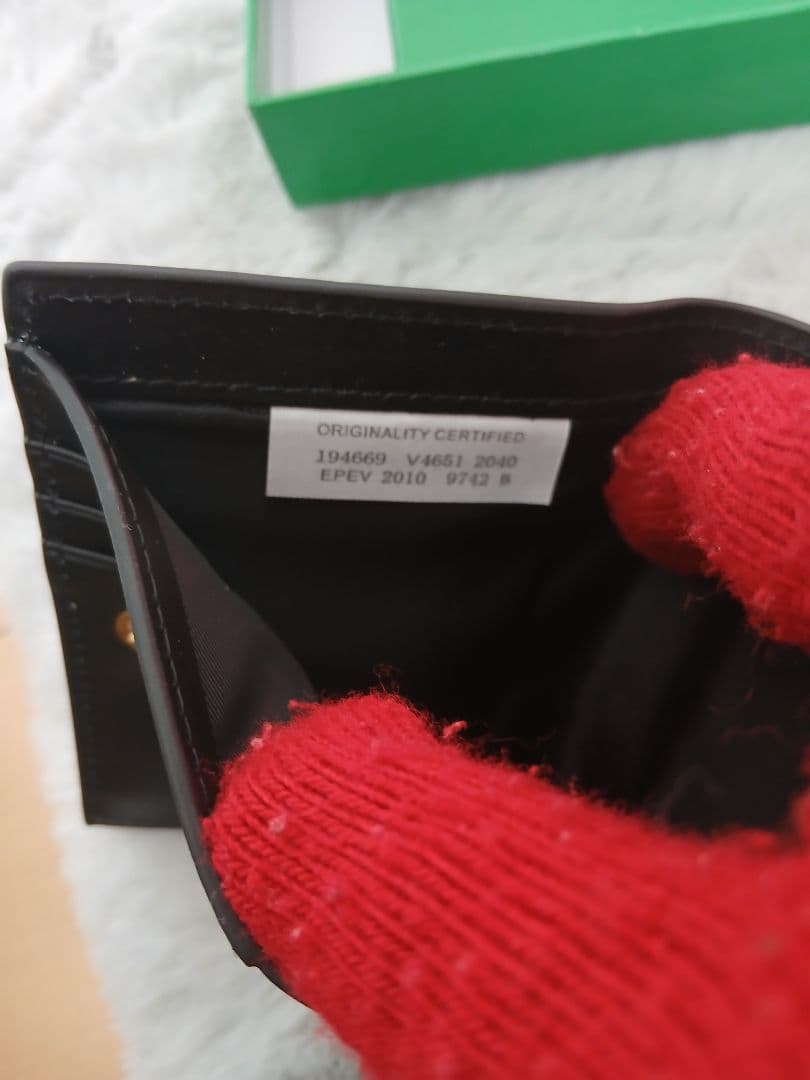 Bottega Veneta 二つ折り財布 ブラック