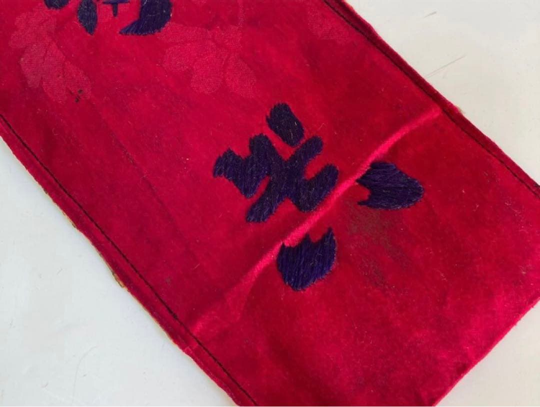 李朝　刺繍 鳥　韓国　古美術　朝鮮