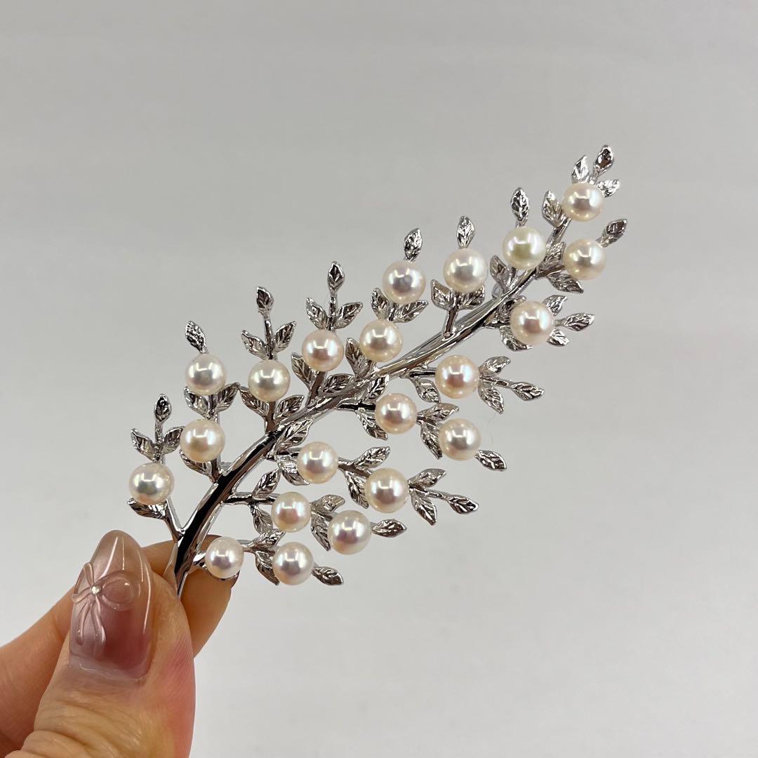 【新品】あこやパール ブローチ&ペンダント