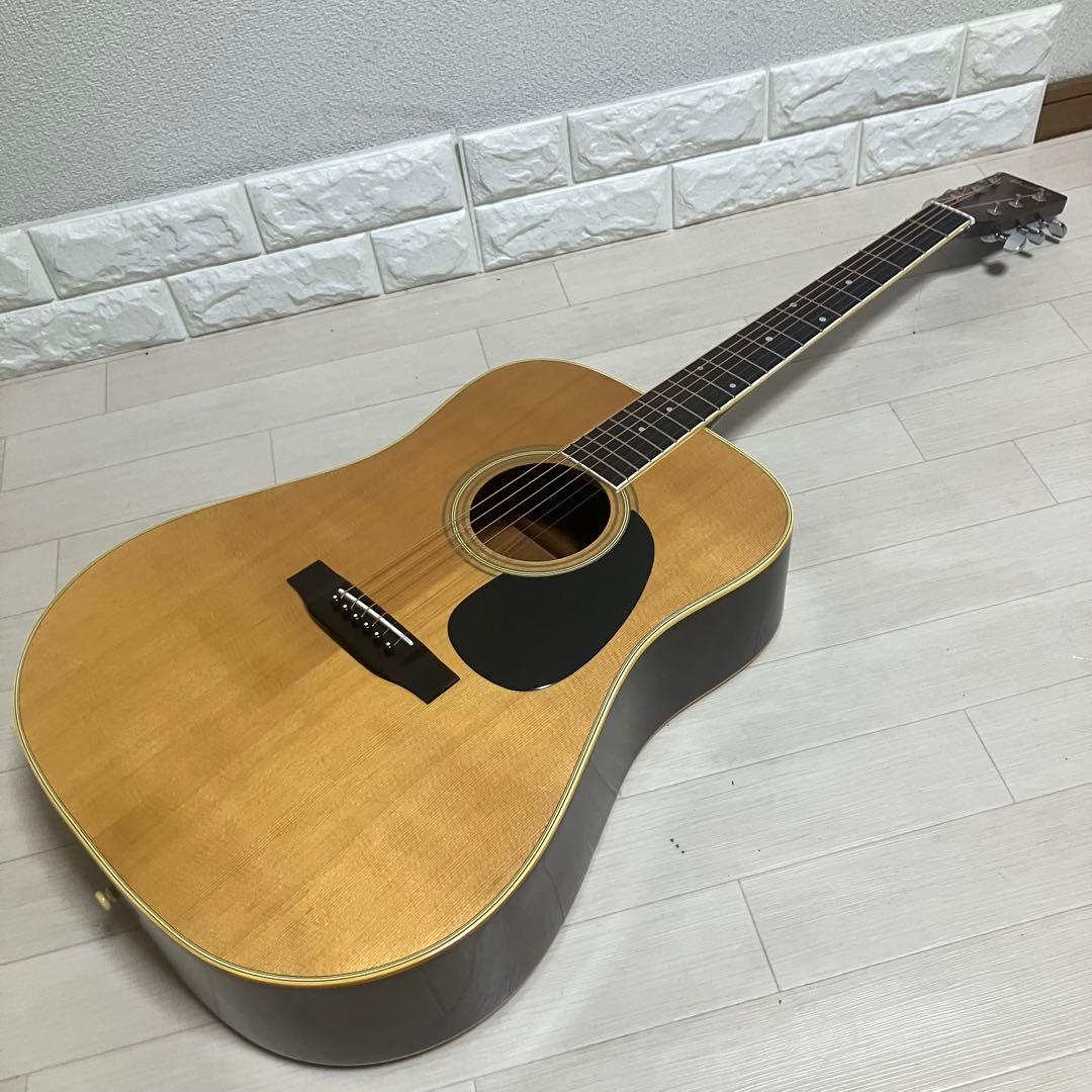 【弦新品】モーリスW-20 楕円幌馬車ラベル アコースティックギター