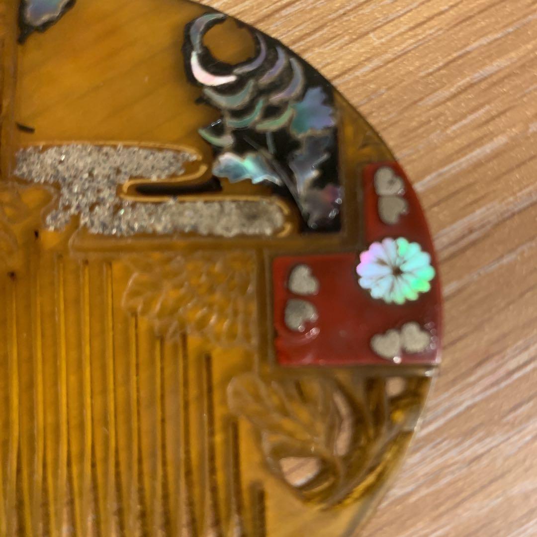 アンティーク 櫛 簪 豪華螺鈿