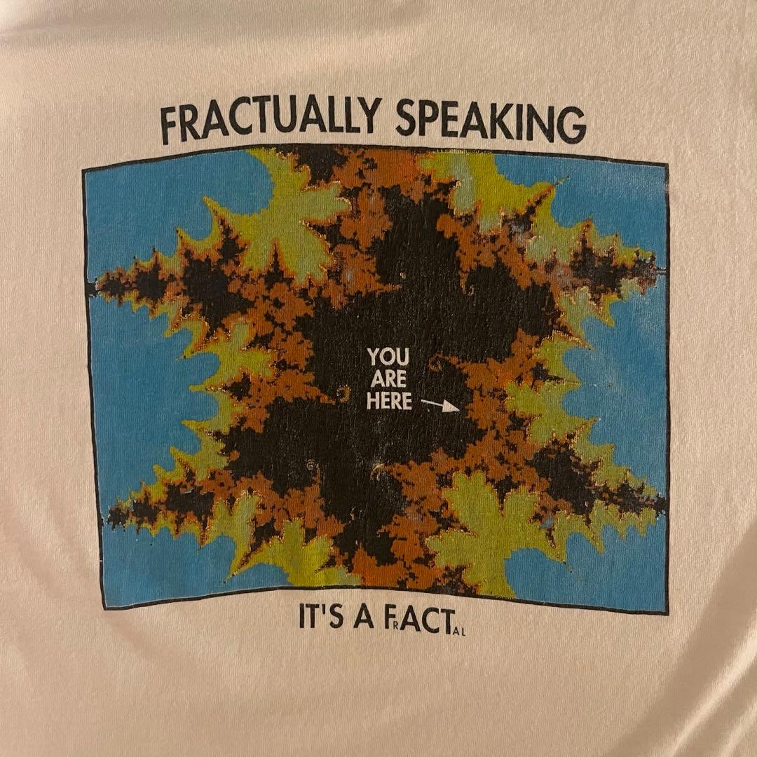 90s FRACTAL IT’S A FACT DESIGN ART Tシャツ