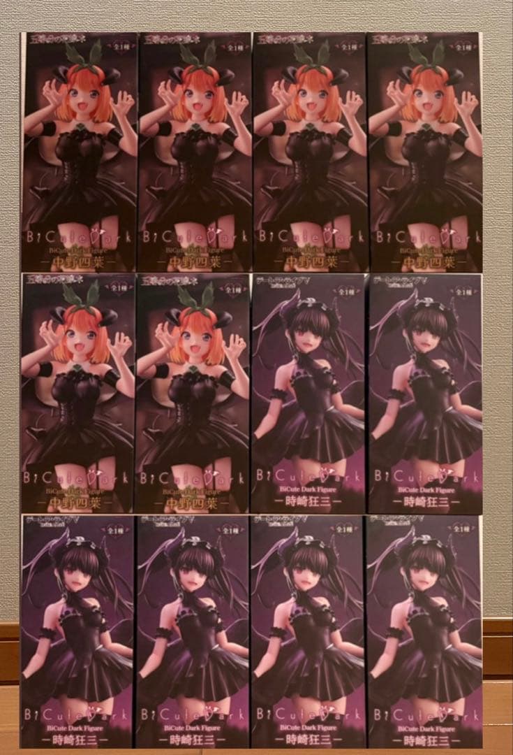 BiCute Dark Figure 中野四葉 時崎狂三フィギュア12個セット