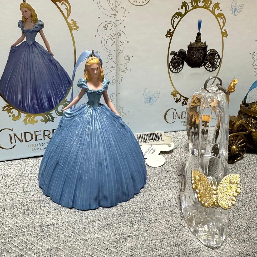 日本未発売 シンデレラ オーナメント 馬車 ガラスの靴2015年 実写映画