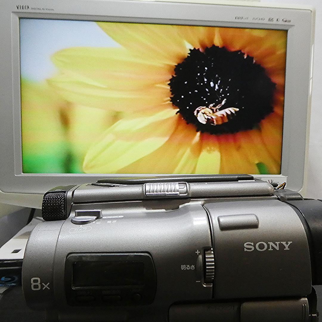 動作良好 VideoHi8 ソニーCCD-TR1 8ミリビデオ　DVD化に最適