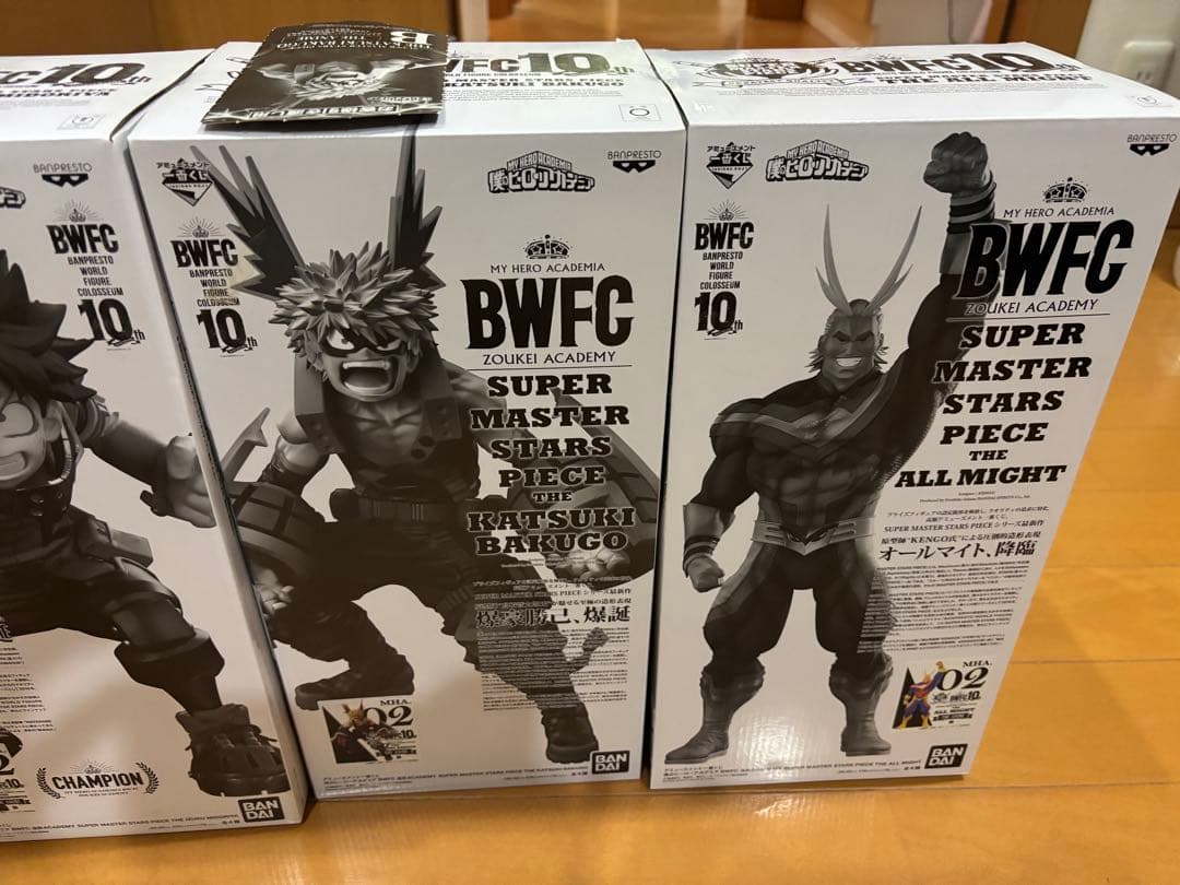 僕のヒーローアカデミア　SMSP BWFC 4体セット　B賞