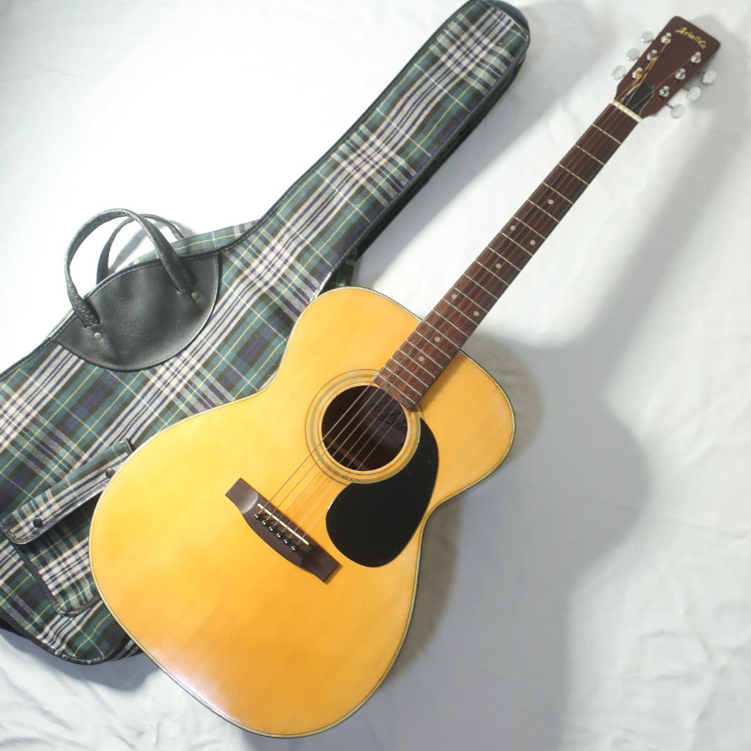 弦交換 Aria F120 アコースティックギター ケース付き