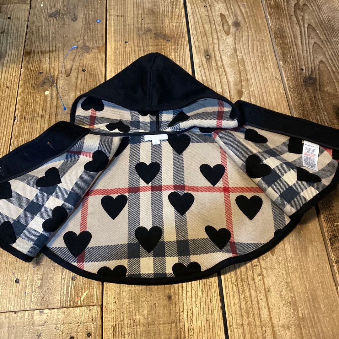 バーバリー　ベビー　ポンチョ