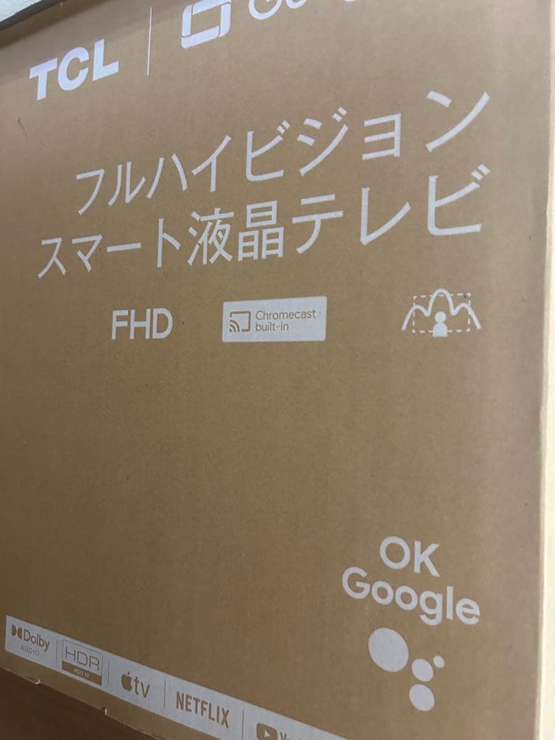 新品未開封未使用品TCLGoogleスマートTV フルハイビジ