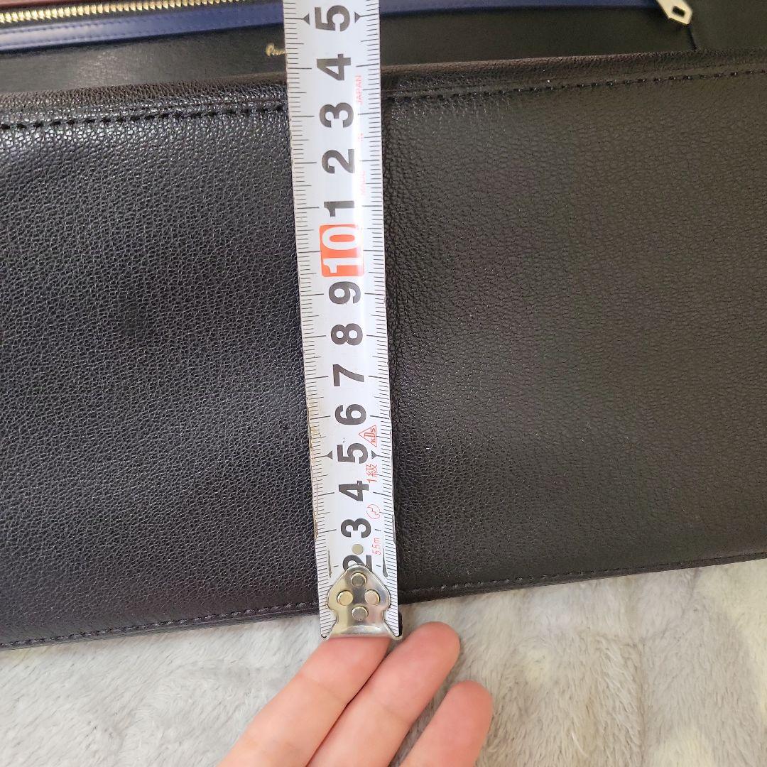 ポールスミス トートバッグ A4収納可　ストライプ 肩掛け ブラック　ビジネス