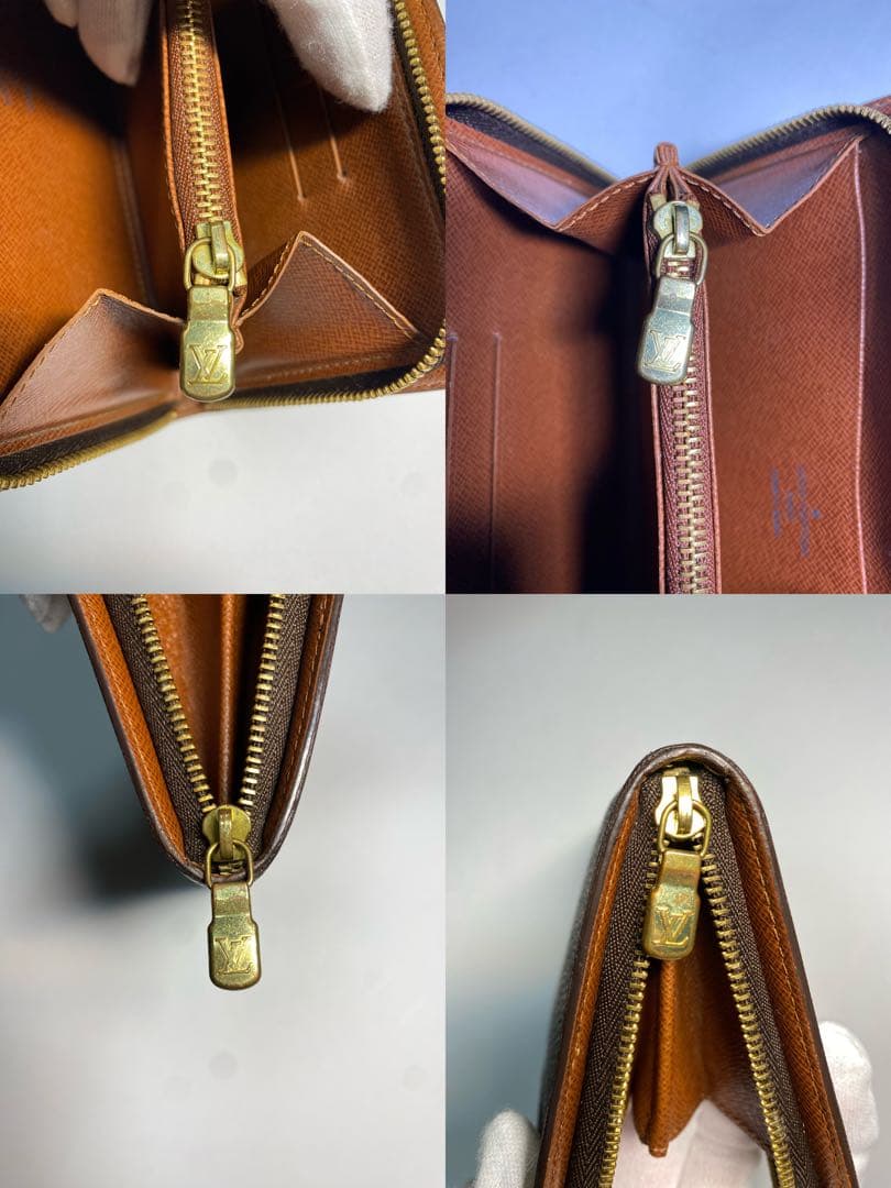 【✨極美品✨】ルイヴィトン モノグラム ポルトモネジップ ラウンドファスナー