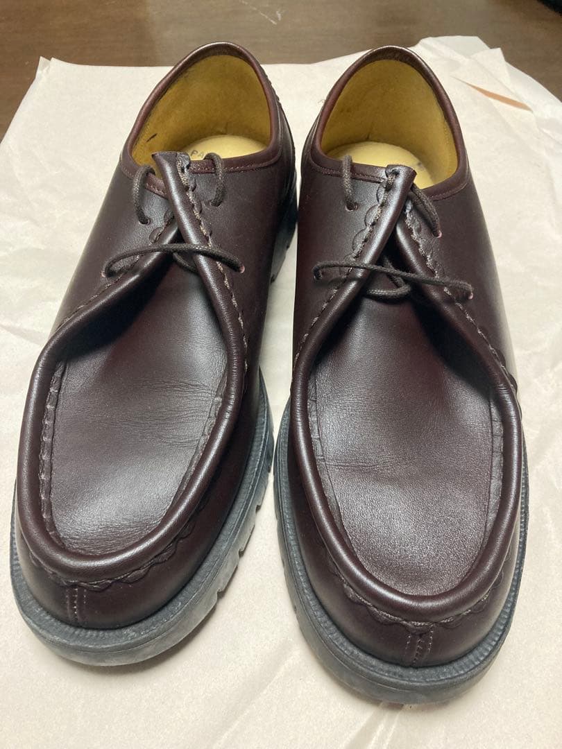 美品　人気モデル　クレマンPADREチロリアンシューズ　ボルドー43