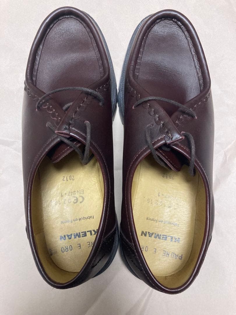 美品　人気モデル　クレマンPADREチロリアンシューズ　ボルドー43
