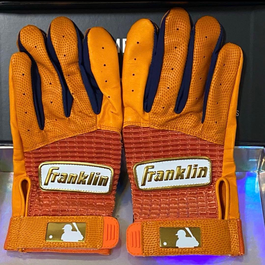 Franklin Pro Classic オレンジ×ネイビー Mサイズ バッテ