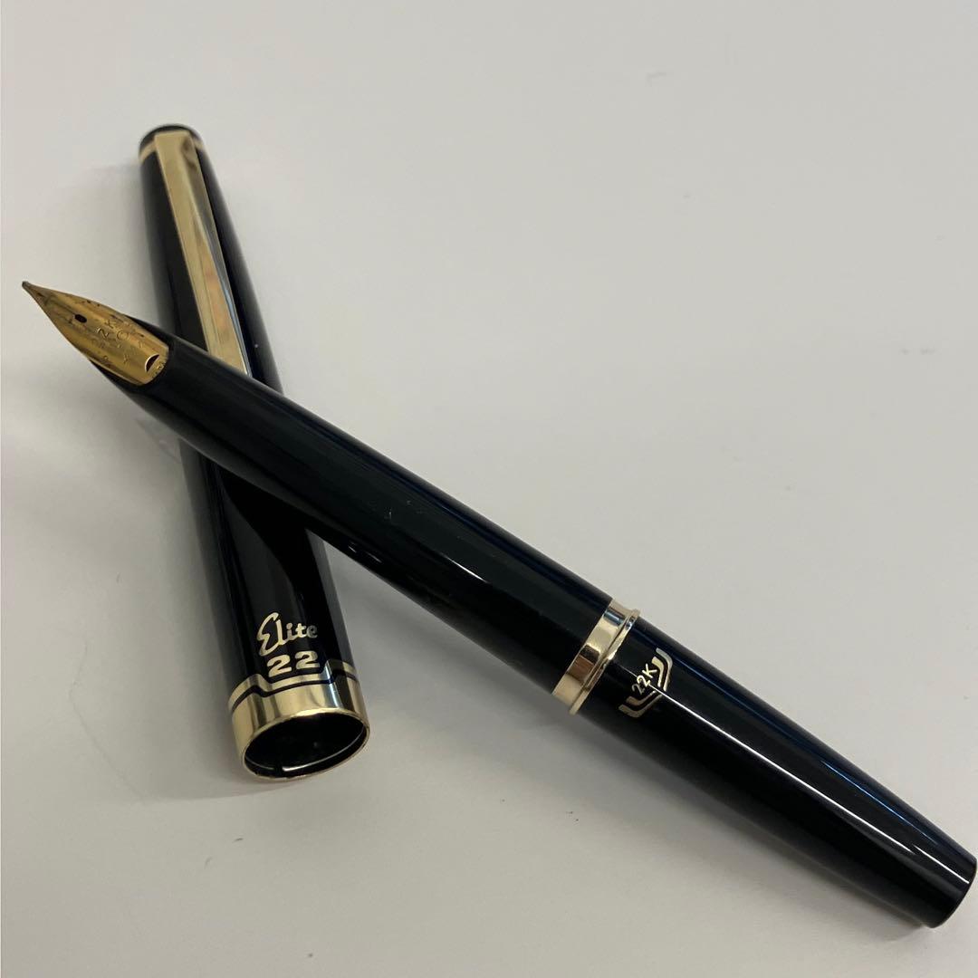 万年筆 エリートS ブラック 22K/細字 [メーカー：PILOT パイロット]