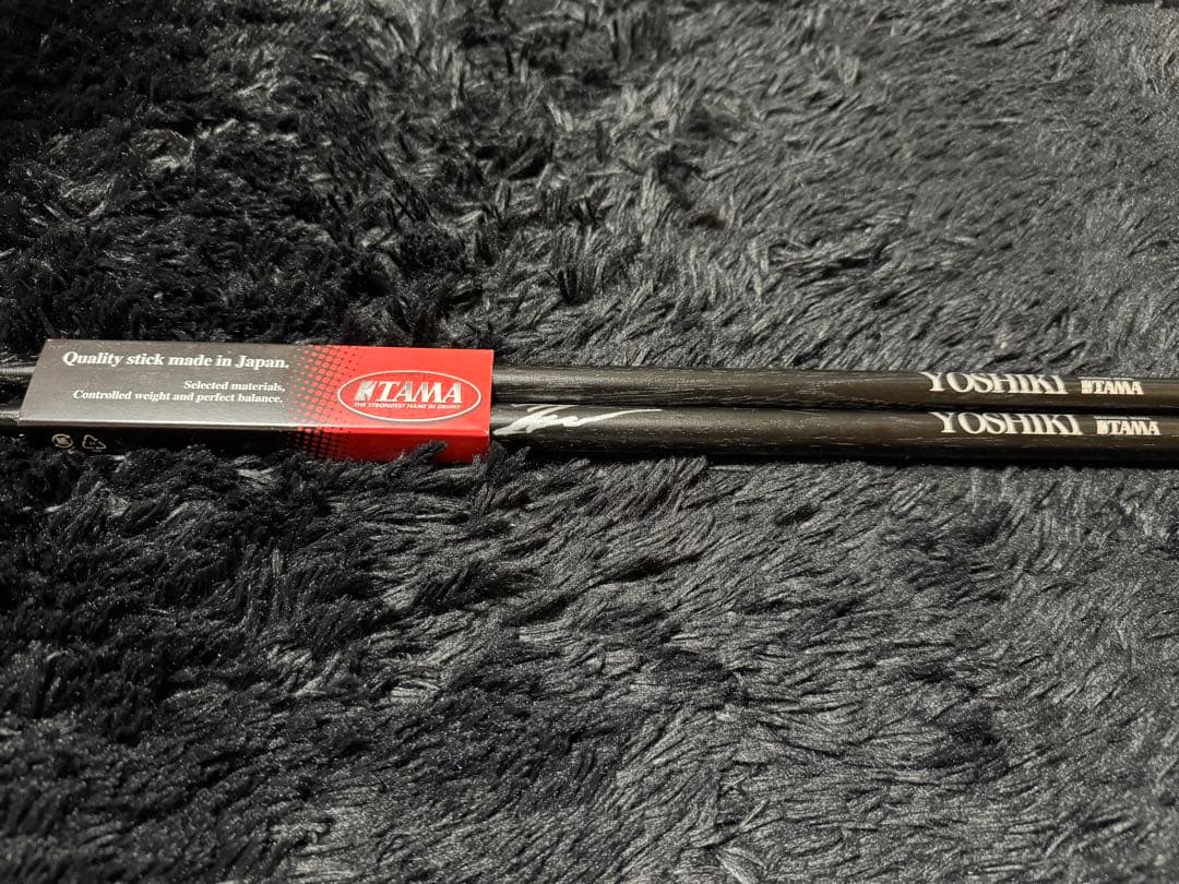 YOSHIKI サイン入り ドラムスティック TAMA 非売品 X JAPAN