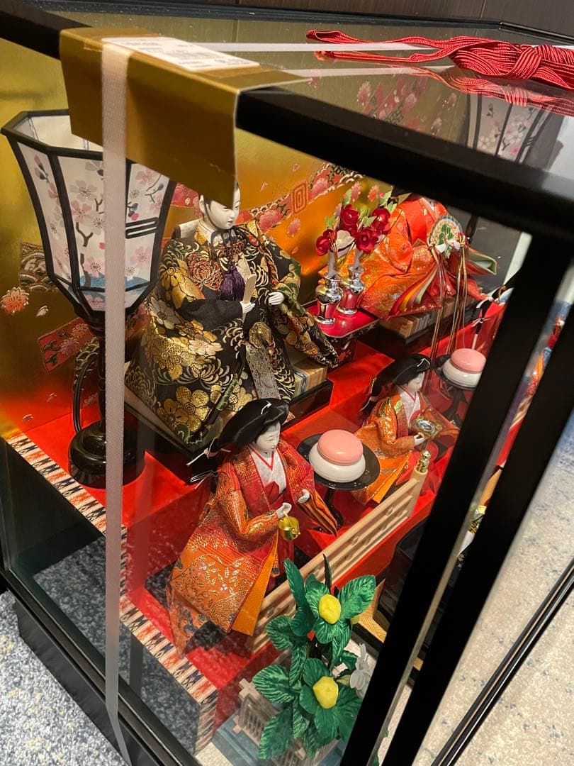 久月 雛人形 金彩吉祥 五人ケース飾り ひな人形　4960282385287