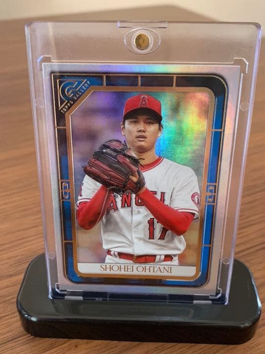 【大谷翔平】希少「No.1」/75枚 限定カード（マグホ付き）　Topps