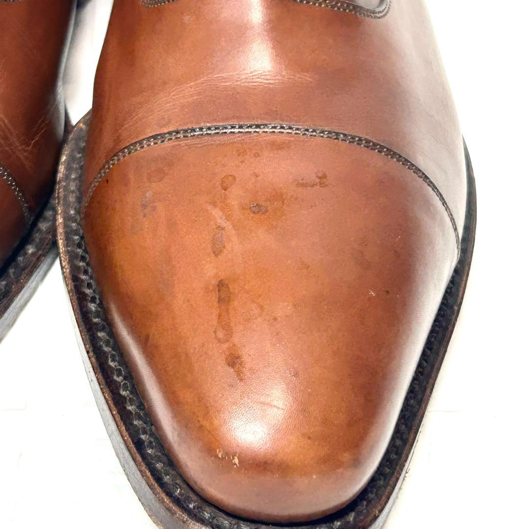 ジャランスリウァヤ　革靴　ブラウン　ストレートチップ　　内羽根　27.5cm