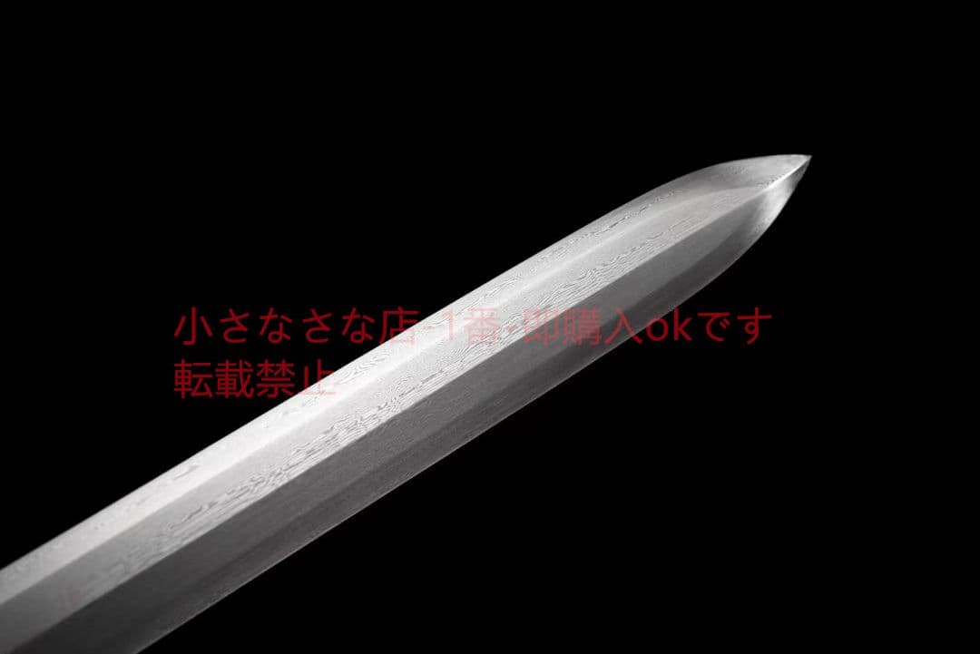 龍の戦剣（銅柄八面模様鋼）古兵器 武具　刀装具　日本刀　模造刀 居合刀