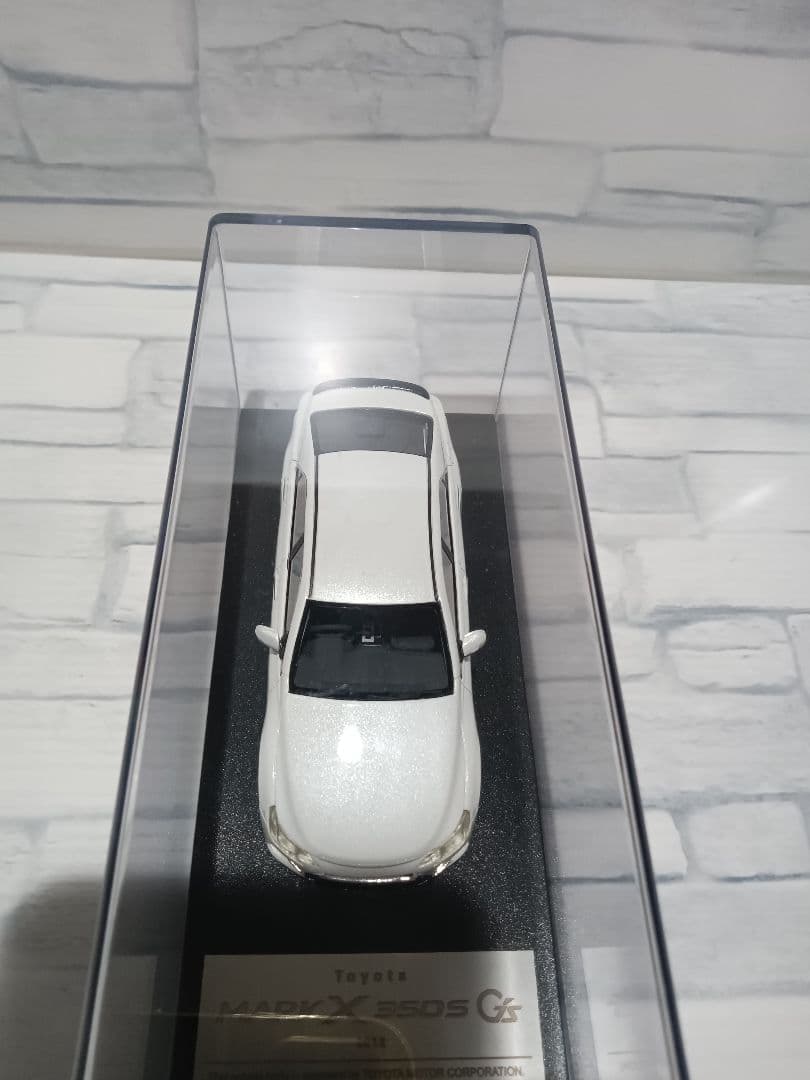 1/43 ハイストーリー　トヨタ　マークX 350S G`s ミニカー　ホワイト
