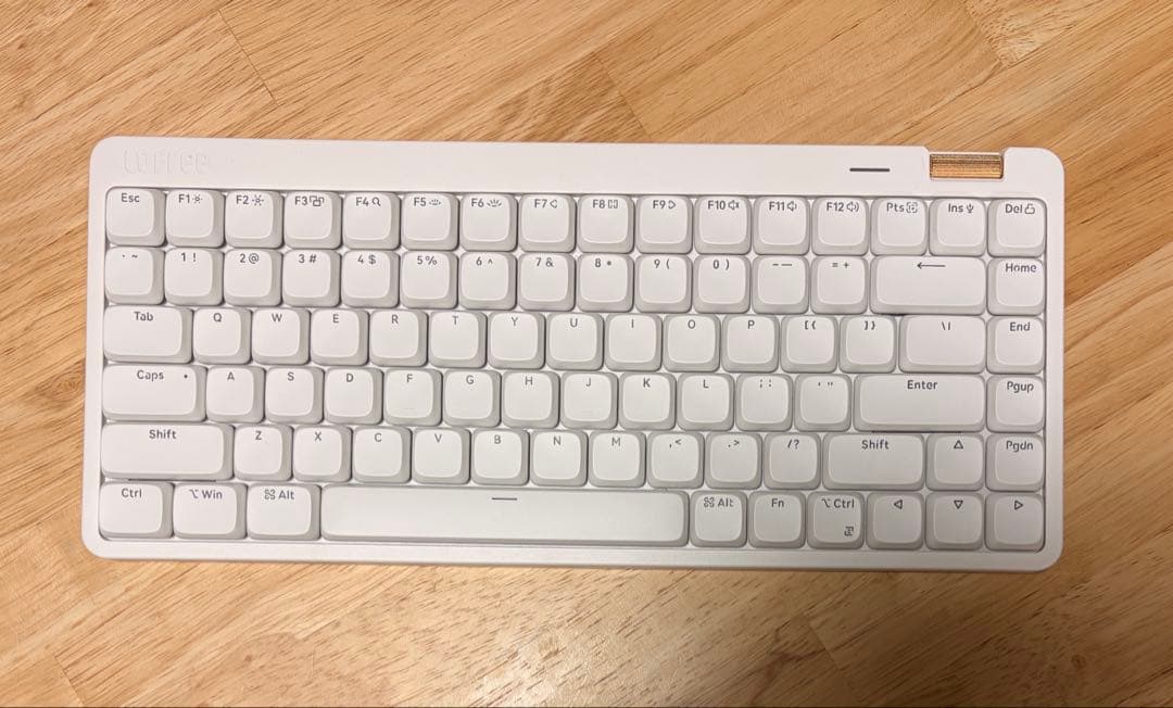Lofree FLOW lite ホワイトキーボード 本体