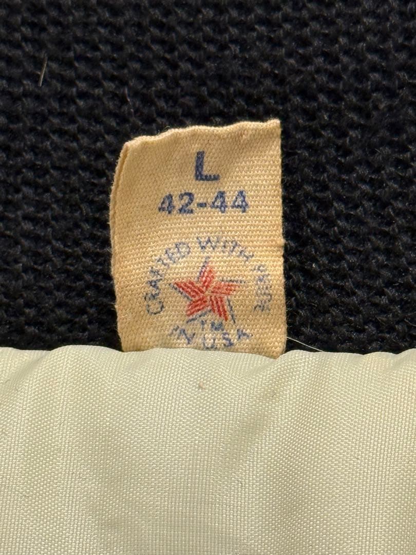 ★80s★USA製★ダービージャケット★ブラック★中綿ジャケット★