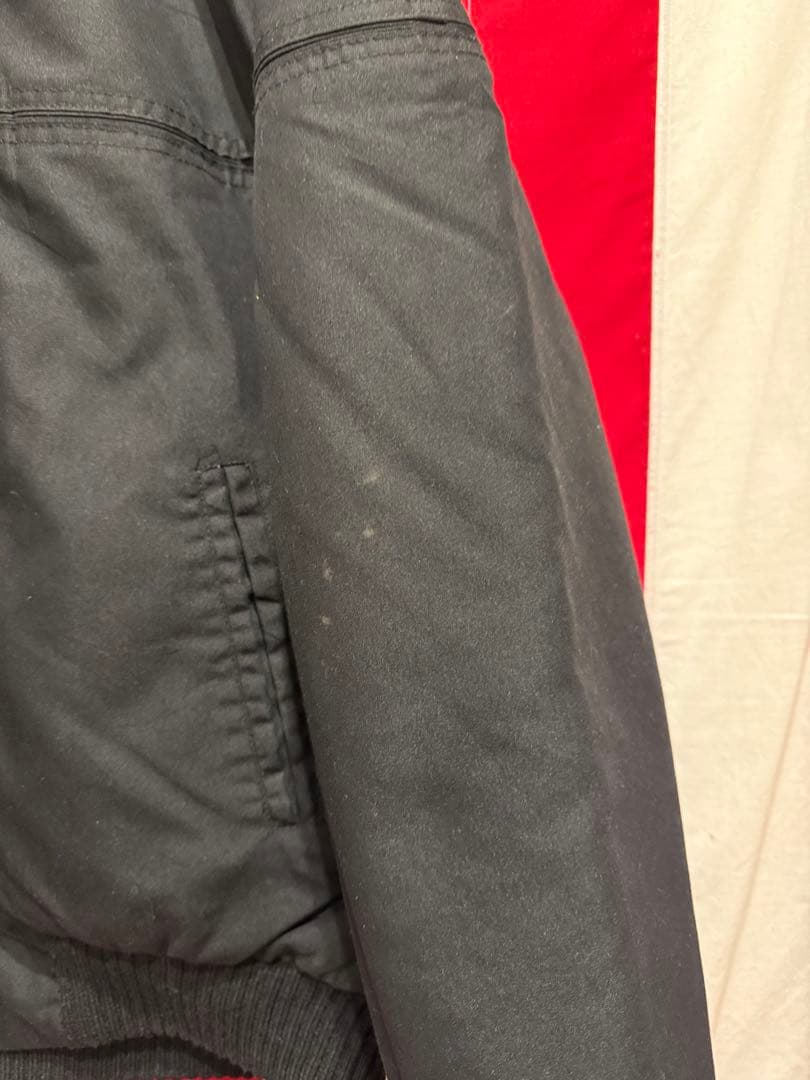 ★80s★USA製★ダービージャケット★ブラック★中綿ジャケット★