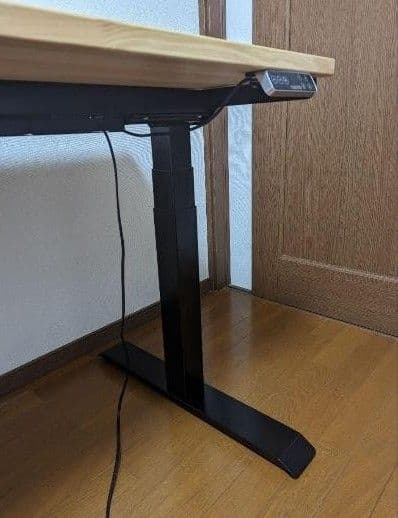 依頼の方へ、値下げしました。 Flexispot E7 昇降式デスク 天板檜