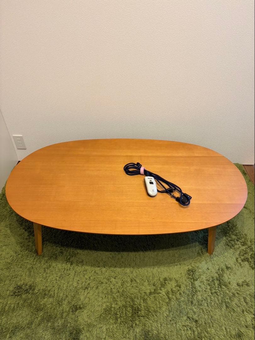 無印良品　楕円こたつ　ナチュラル　 MJ-KDF 1340B/N