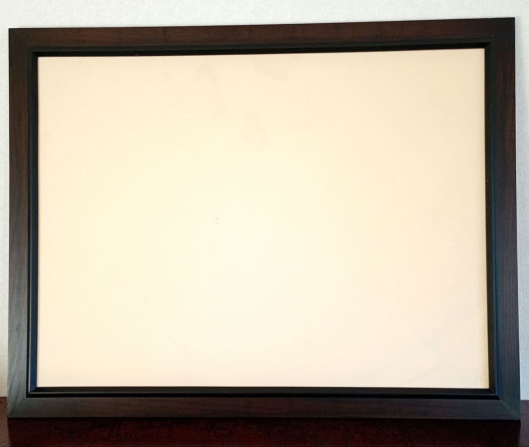木製額縁　大全紙　アクリル仕様　ダークブラウン