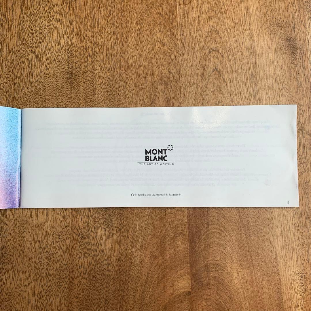 MONT BLANC 万年筆 EF ブラック ケース付き