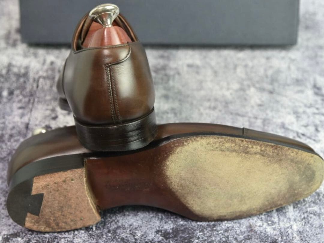 【美品】クロケット&ジョーンズ　オードリー　6D　ダークブラウンアンティーク